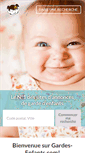 Mobile Screenshot of gardes-enfants.com